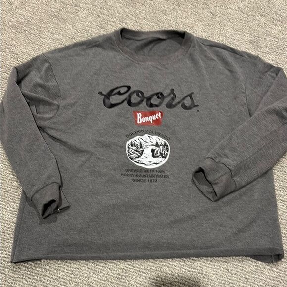 Coors Gray Sweatshirt - Picture 1 of 2
